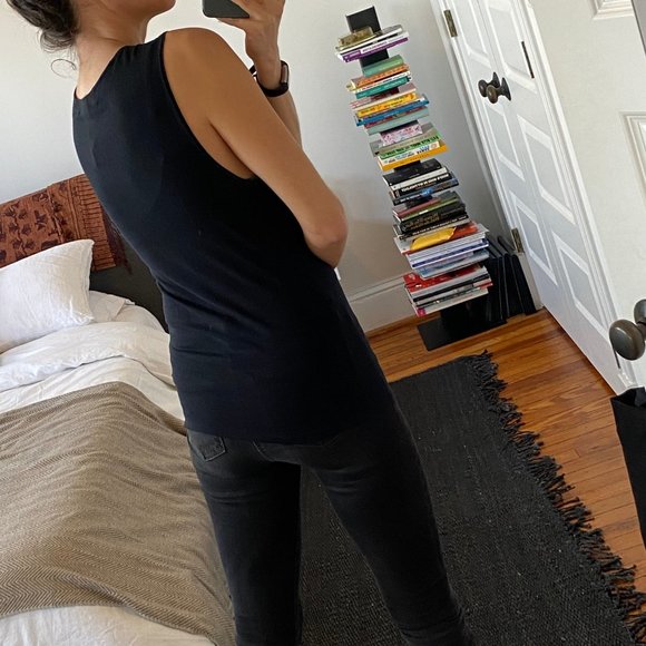 Banana Republic Black Stretch Top Size XS - Picture 4 of 6